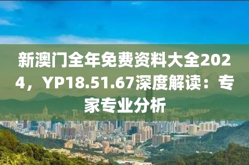 新澳門全年免費資料大全2024，YP18.51.67深度解讀：專家專業(yè)分析