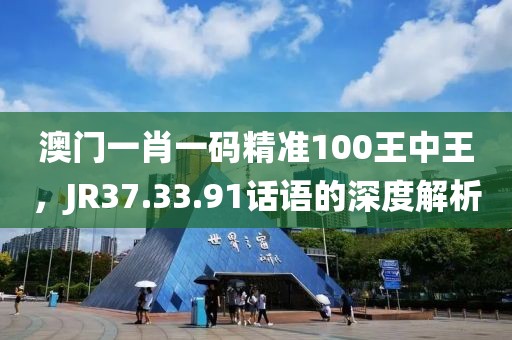 澳門一肖一碼精準100王中王，JR37.33.91話語的深度解析