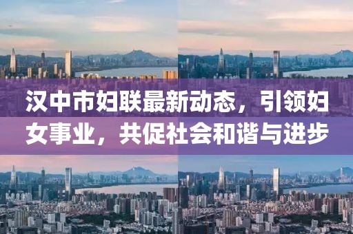漢中市婦聯(lián)最新動(dòng)態(tài)，引領(lǐng)婦女事業(yè)，共促社會(huì)和諧與進(jìn)步