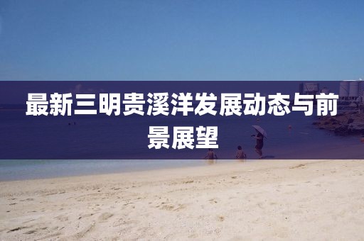 最新三明貴溪洋發(fā)展動(dòng)態(tài)與前景展望