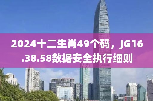 2024十二生肖49個碼，JG16.38.58數(shù)據(jù)安全執(zhí)行細則