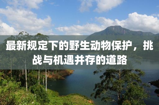 最新規(guī)定下的野生動物保護(hù)，挑戰(zhàn)與機(jī)遇并存的道路