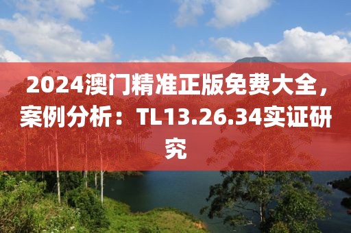 2024澳門精準(zhǔn)正版免費(fèi)大全，案例分析：TL13.26.34實證研究