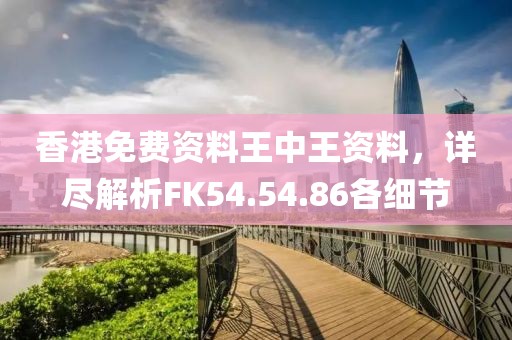 香港免費資料王中王資料，詳盡解析FK54.54.86各細節(jié)
