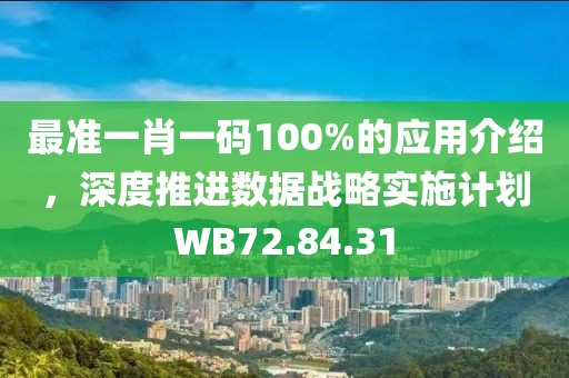 最準(zhǔn)一肖一碼100%的應(yīng)用介紹，深度推進(jìn)數(shù)據(jù)戰(zhàn)略實(shí)施計(jì)劃WB72.84.31
